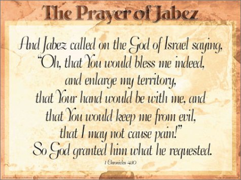 Cover of The Prayer of Jabez Chart