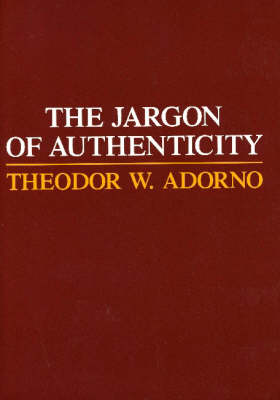 Book cover for The Jargon of Authenticity