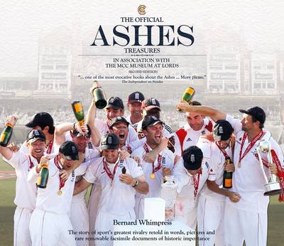 Book cover for The Official MCC Ashes Treasures