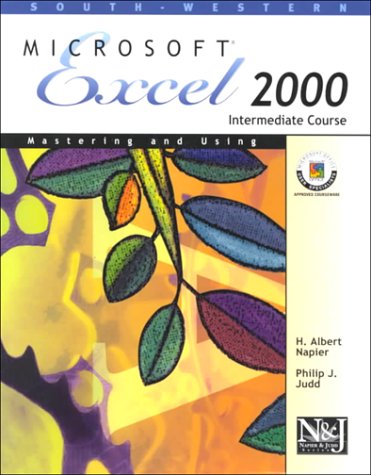 Book cover for Mastering and Using Microsoft Excel 2000 Intermediate Course