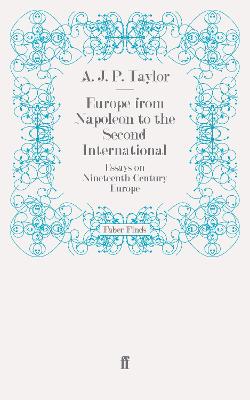 Book cover for Europe from Napoleon to the Second International