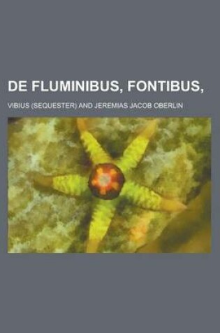 Cover of de Fluminibus, Fontibus,