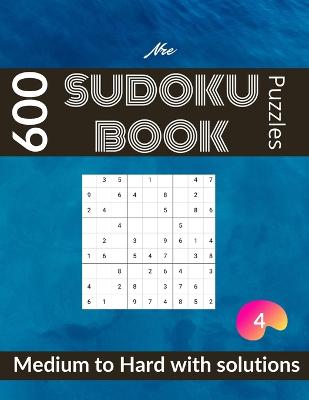 Book cover for Sudoku book 600 puzzles