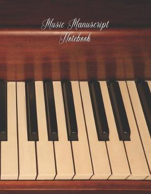 Book cover for Music Manuscript Notebook