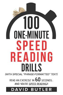 Book cover for 100 One-Minute Speed Reading Drills