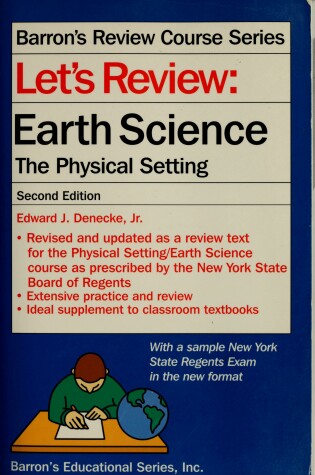 Cover of Let's Review Earth Science