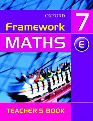 Book cover for Framework Maths: Year 7 Extension Teacher's Book