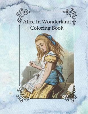 Book cover for Alice In Wonderland Coloring Book