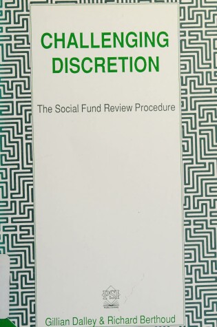 Cover of Challenging Discretion