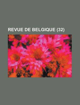 Book cover for Revue de Belgique (32)