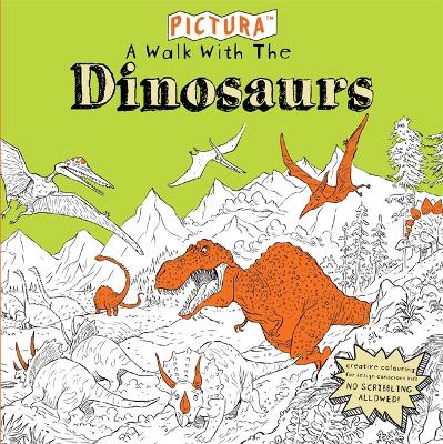 Cover of Pictura Puzzles: A Walk with the Dinosaurs