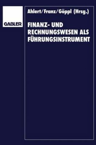 Cover of Finanz- und Rechnungswesen als Führungsinstrument