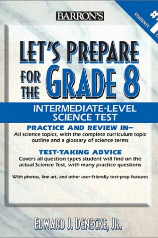 Cover of Let's Prepare for the Grade 8 Intermediate-Level Science Test