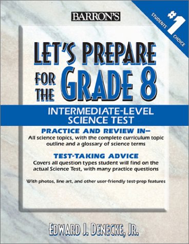 Book cover for Let's Prepare for the Grade 8 Intermediate-Level Science Test