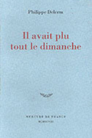 Cover of Il Avait Plu Le Dimanche