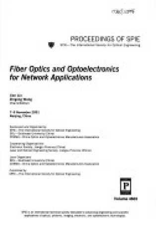 Cover of Fiber Optics and Optoelectronics for Network Applications