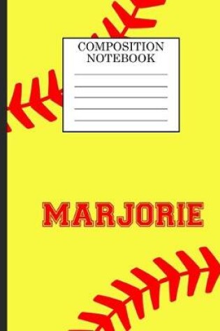 Cover of Marjorie Composition Notebook