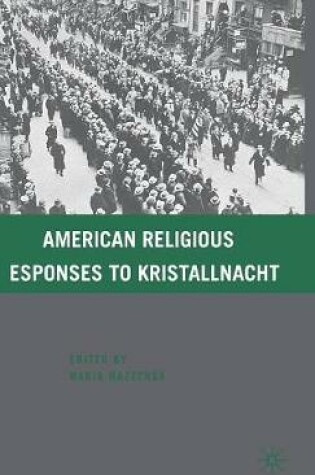 Cover of American Religious Responses to Kristallnacht