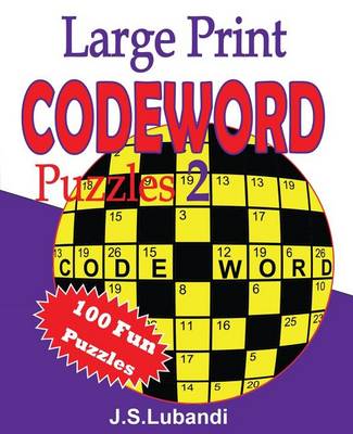 Book cover for Large Print Codeword Puzzles 2