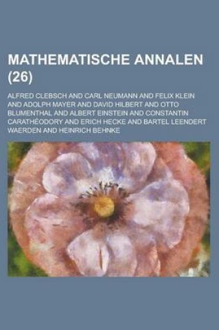 Cover of Mathematische Annalen (26 )
