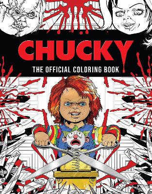 Book cover for Chucky: The Official Coloring Book