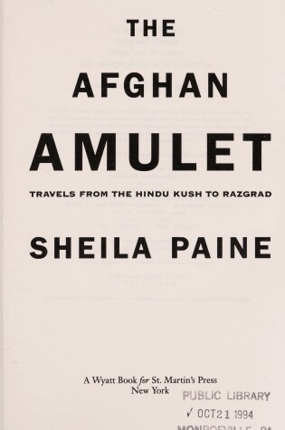 Cover of The Afghan Amulet