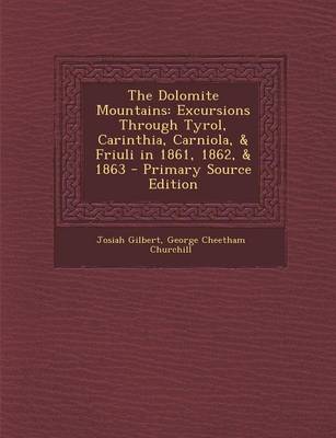 Book cover for The Dolomite Mountains