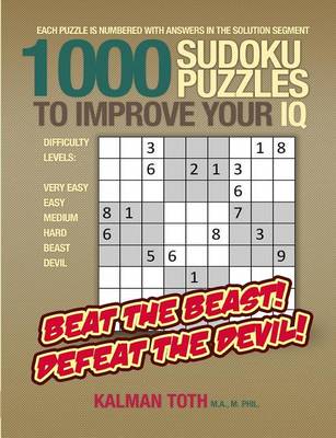 Book cover for 1000 Sudoku Puzzles to Improve Your IQ