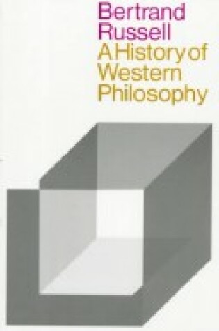 Cover of History of Western Philosophy