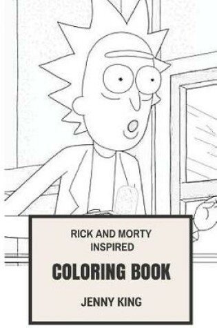 Cover of Rick and Morty Inspired Coloring Book