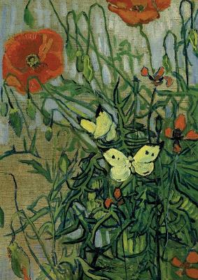 Book cover for Van Gogh's Butterflies and Poppies Notebook