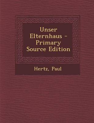 Book cover for Unser Elternhaus