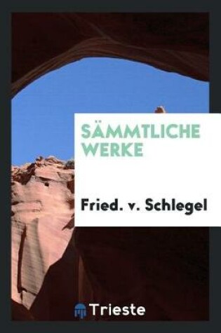 Cover of Samtliche Werke
