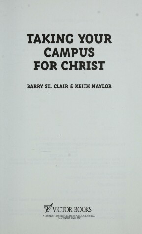 Book cover for Taking Your Campus for Christ