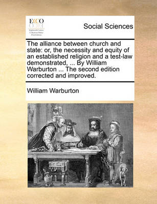 Book cover for The Alliance Between Church and State