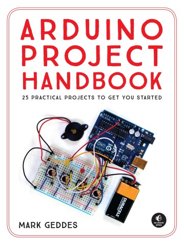 Book cover for Arduino Project Handbook