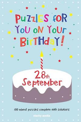 Book cover for Puzzles for you on your Birthday - 28th September