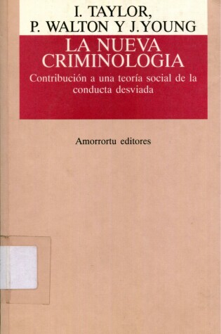 Cover of La Nueva Criminologia