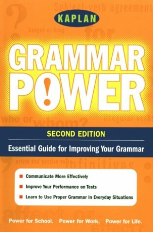 Cover of Kaplan Grammar Power, Second Edition