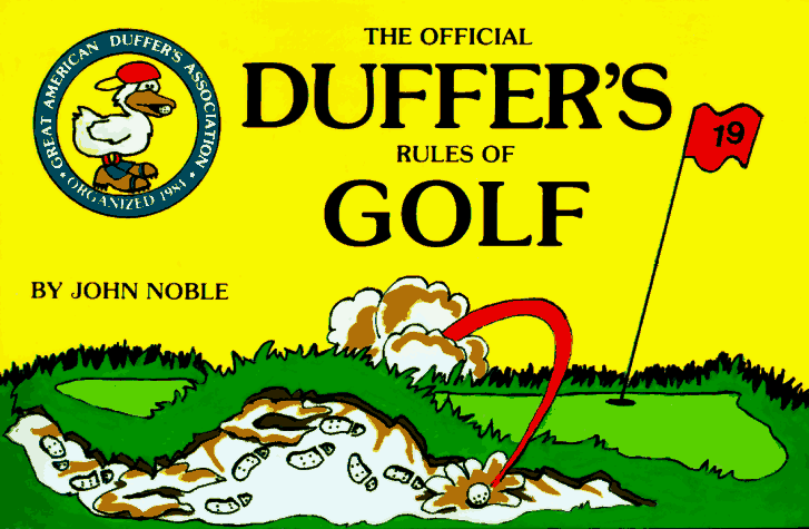 Book cover for The Official Duffer's Rules of Golf