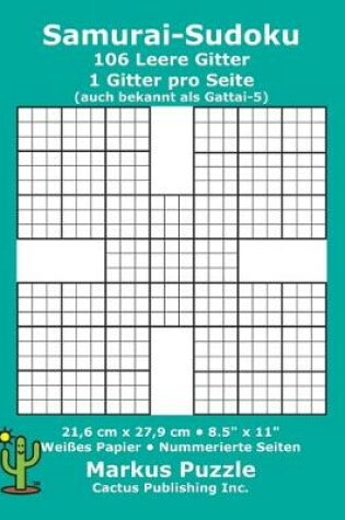 Cover of Samurai-Sudoku - 106 leere Gitter