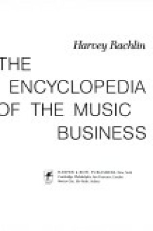 Cover of The Encyclopedia of the Music Business