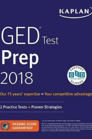 Cover of GED Test Prep 2018