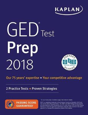 Book cover for GED Test Prep 2018