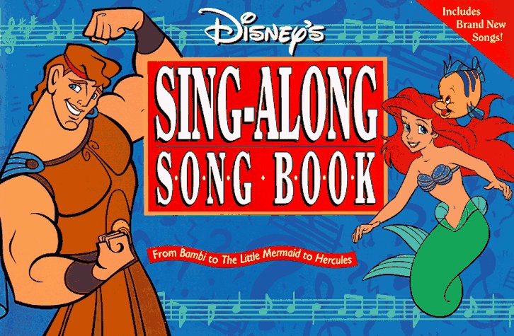 Book cover for Disney's Sing-along Song Book