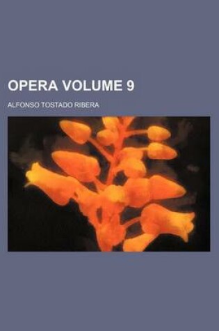 Cover of Opera Volume 9