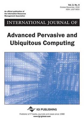 Book cover for International Journal of Advanced Pervasive and Ubiquitous Computing