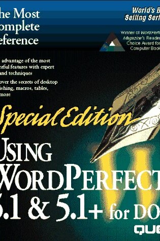 Cover of Using WordPerfect 5.1 and 5.1+ for DOS Special Edition