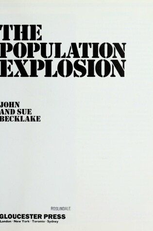 Cover of The Population Explosion