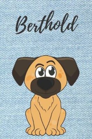 Cover of personalisiertes Notizbuch Hunde / Malbuch / Kritzelbuch / Tagebuch / Notizheft / Journal / DIN A5 / Geschenke Berthold